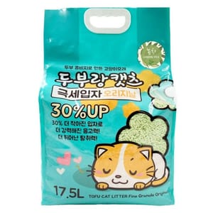 豆腐與貓 豆腐與貓 極幼條1.5mm 抹茶味 17.5L 5L 正面圖