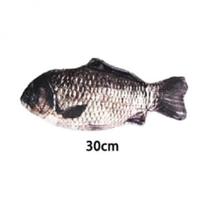 貓咪柔軟舒服抱枕玩具 貓咪柔軟舒服抱枕玩具 黑魚 小 - 開倉價優惠   正面圖