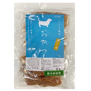 Nasami Nasami 貓狗零食 風乾小食系列 雞肉扭扭條 1kg 1kg  正面圖