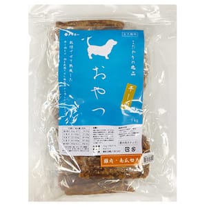 Nasami Nasami 狗零食 風乾小食系列 雞肉+南瓜切片 1kg 1kg  正面圖