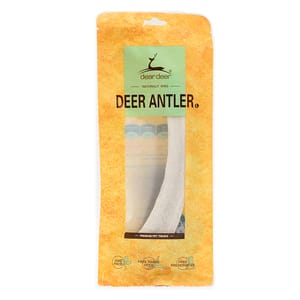 dear dear deer 狗零食 耐咬潔齒系列 鹿角 大號 正面圖