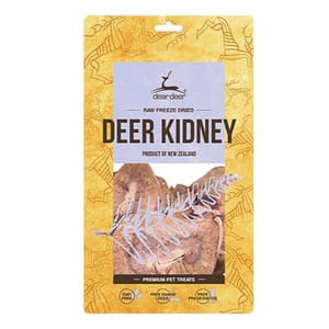 dear dear deer 貓狗零食 保健小食系列 鹿腎 50g 50g 正面圖