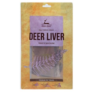 dear dear deer 貓狗零食 保健小食系列 鹿肝 50g 50g 正面圖