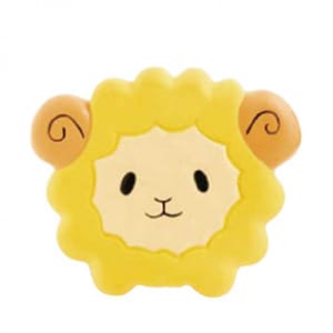 日本Petio 日本Petio Animal Friends Noisy Toy 扁形綿羊   正面圖
