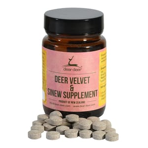 dear dear deer 貓狗零食 保健系列 鹿茸鹿筋活力保健素 100粒裝 100粒 正面圖