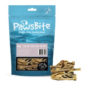 PawsBite PawsBite 貓狗零食 鹿草胃 60g 60g 正面圖