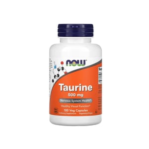 Now Now Foods 牛磺酸 500mg 100 Capsules   正面圖