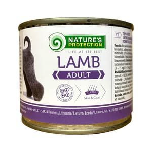 Nature's Nature's Protection 狗罐頭 成犬主食罐 羊肉 200g 200g 正面圖