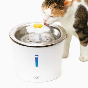 Hagen希勤 Hagen希勤 飲水器 Catiti系列 噴泉水機 不鏽鋼面花型 3L 3L 正面圖