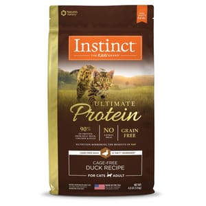 Instinct Instinct 貓糧 本能 貓糧 無穀物頂級蛋白質系列 鴨肉配方 4lb 4lb  正面圖