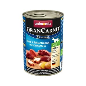 Animonda Animonda GranCarno 狗罐頭 牛肉+煙燻鰻魚+薯仔 400g 400g 正面圖