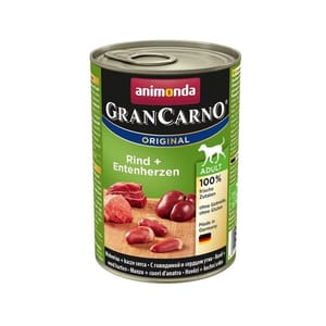 Animonda Animonda GranCarno Adult Dog Canned Food Beef + Duck Hearts 400g 400g 正面圖