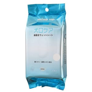 Mind Mind Up 犬用 牙齒清潔濕紙巾 30片  犬用 正面圖