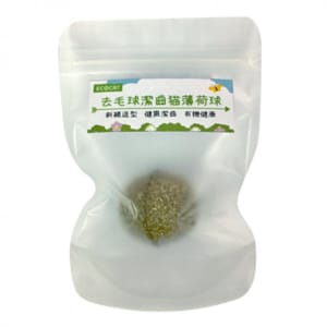 去毛球潔齒貓咪薄荷球 去毛球潔齒貓咪薄荷球   正面圖