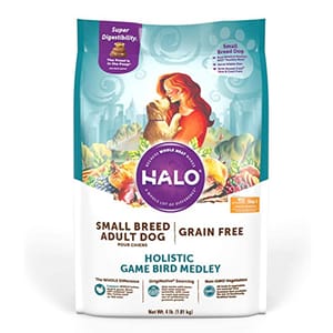 HALO HALO 狗糧 小型成犬無穀糧 獵鳥配方 4lb 4lb 正面圖