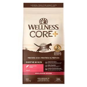 WELLNESS WELLNESS CORE 貓糧 消化易 三文魚配方 5lb 5lb 正面圖