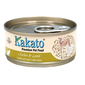 Kakato Kakato 主食罐 貓罐頭 雞肉及羊肉 70g 70g  正面圖