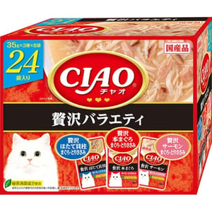 CIAO CIAO 貓濕糧 豪華組合裝 35g 24袋入 35g 正面圖