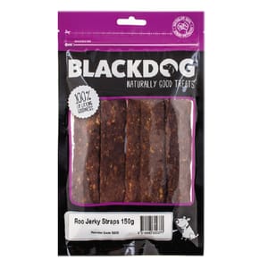 BLACKDOG BLACKDOG 狗小食 低脂高蛋白袋鼠肉塊 150g 150g  正面圖