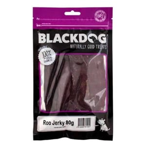 BLACKDOG BLACKDOG 狗小食 天然澳洲袋鼠肉塊 80g 80g 正面圖