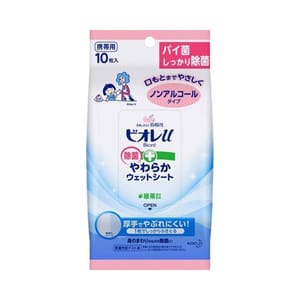 KAO花王 KAO花王 日本無酒精除菌濕紙巾 10枚入 - 清貨優惠 正面圖