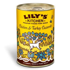LILY'S LILY'S KITCHEN 狗主食罐 天然系列 雞肉火雞鍋 400g 400g 正面圖