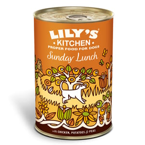 LILY'S LILY'S KITCHEN 狗主食罐 天然系列 雞肉蔬菜餐 400g 400g  正面圖
