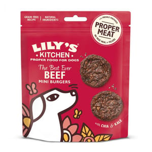 LILY'S LILY'S KITCHEN 狗小食 迷你漢堡 70g 70g 正面圖