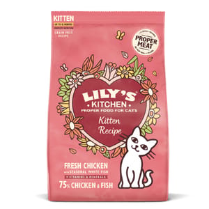 LILY'S LILY'S KITCHEN 貓糧 幼貓專用糧 無穀物鮮雞 800g 800g 正面圖