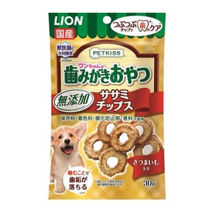 日本LION 日本LION Pet 狗零食 無添加潔齒圈圈餅 雞肉味 30g 30g  正面圖