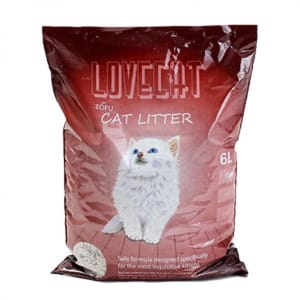 LoveCAT LoveCAT 天然健康 豆腐貓砂 納米碳 6L 6L 正面圖