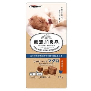 日本CattyMan 日本CattyMan 貓零食 無添加良品 雞肉吞拿魚方粒 30g 30g  正面圖