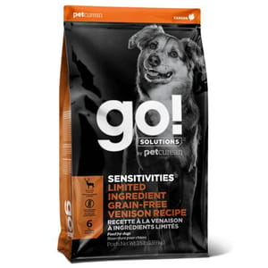 GO! GO! SOLUTIONS 狗糧 低敏美毛系列 鹿肉 3.5lb 5lb 正面圖