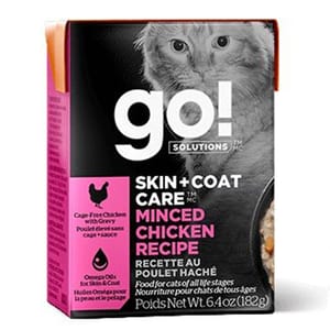 GO! GO! SOLUTIONS 貓濕糧 護膚美毛系列 免治雞肉醬 182g 182g 正面圖