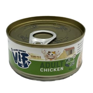 ViF ViF 貓罐頭 鮮肉罐 雞肉配方 75g 75g  正面圖