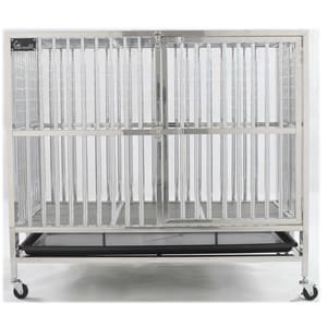 Solidpet蘇力 Solidpet蘇力 寵物籠 貓籠狗籠 折疊不銹鋼籠 正面圖