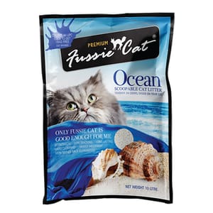 Fussie Fussie Cat高竇貓 礦物貓砂 海洋味 5L 5L  正面圖