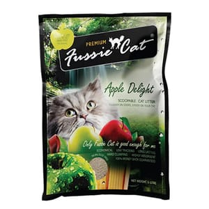 Fussie Fussie Cat高竇貓 礦物貓砂 蘋果味 5L 5L  正面圖