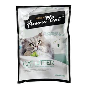 Fussie Fussie Cat高竇貓 礦物貓砂 原味 5L 5L 正面圖