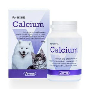 Vetter Vetter 保健品 骨骼強健 海藻鈣及維他命D 90g 90g 正面圖