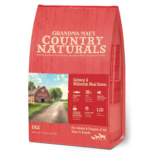 Country Country Naturals 狗糧 全犬種 三文魚白鮭魚 4lbs 4lb  正面圖