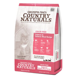 Country Country Naturals 貓糧 無穀物系列 三文魚低敏全貓精簡配方 12lbs 12lb  正面圖