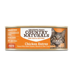 Country Country Naturals 貓罐頭 無添加無穀物肉泥系列 走地雞配方 2.8oz 80g 8oz  正面圖