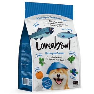 Loveabowl Loveabowl 狗糧 無穀物全犬糧 希靈魚三文魚海洋配方 10kg 10kg 正面圖