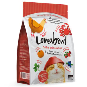 Loveabowl Loveabowl 貓糧 無穀物全貓糧 雪蟹雞肉海陸配方 4.08kg 08kg  正面圖