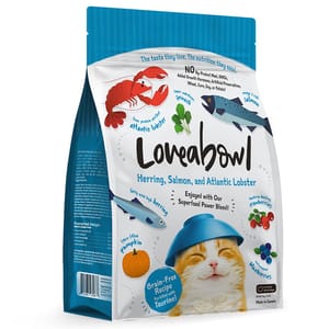 Loveabowl Loveabowl 貓糧 無穀物全貓糧 龍蝦雙魚海鮮配方 1kg 1kg 正面圖