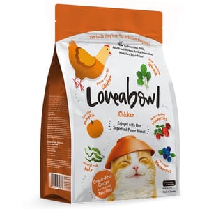 Loveabowl Loveabowl 貓糧 無穀物全貓糧 走地雞配方 4.08kg 08kg 正面圖