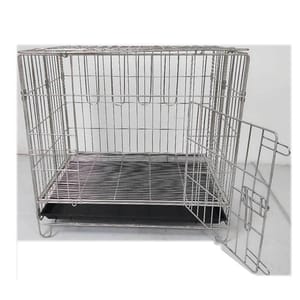 Solidpet蘇力 Solidpet蘇力 寵物籠 貓籠狗籠 鋼枝籠 圓枝底網款 2尺   正面圖