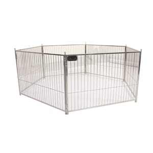 Solidpet蘇力 Solidpet蘇力 寵物籠 貓籠狗籠 不鏽鋼方通圍欄 小號   正面圖