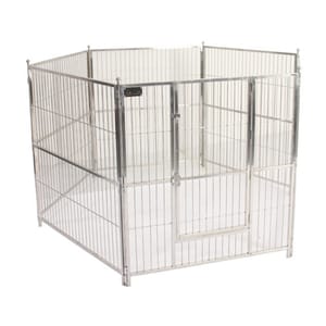 Solidpet蘇力 Solidpet蘇力 寵物籠 貓籠狗籠 不鏽鋼方通圍欄 大號   正面圖